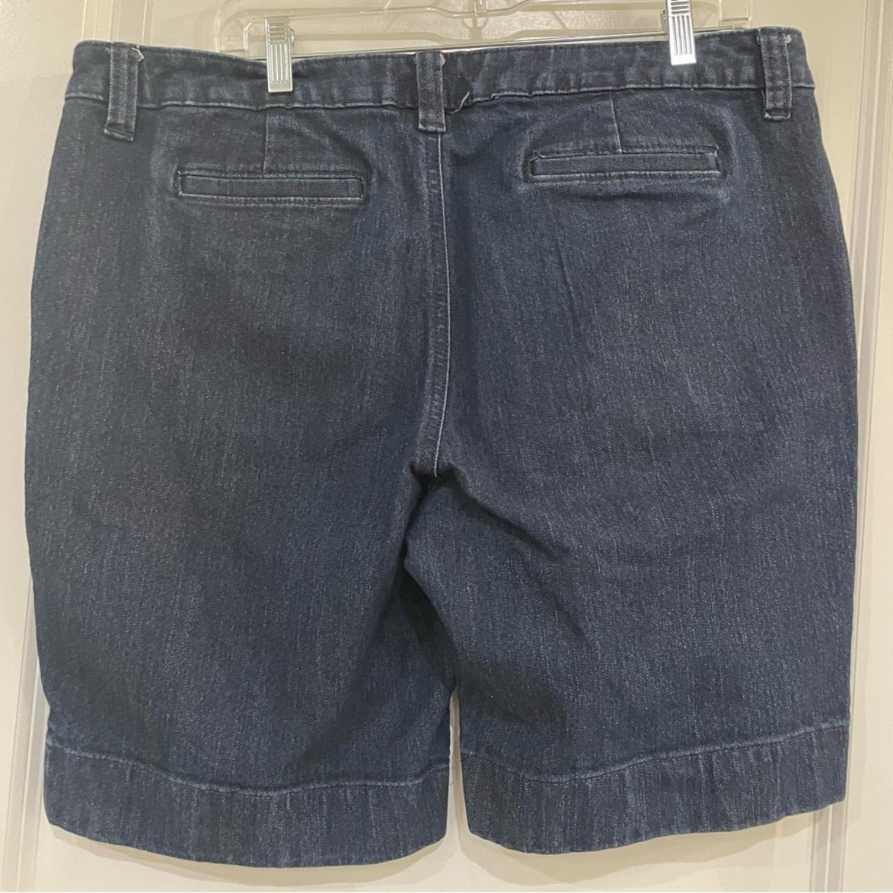 APT 9 ladies Bermuda stretch dark blue jeans shorts. Depop