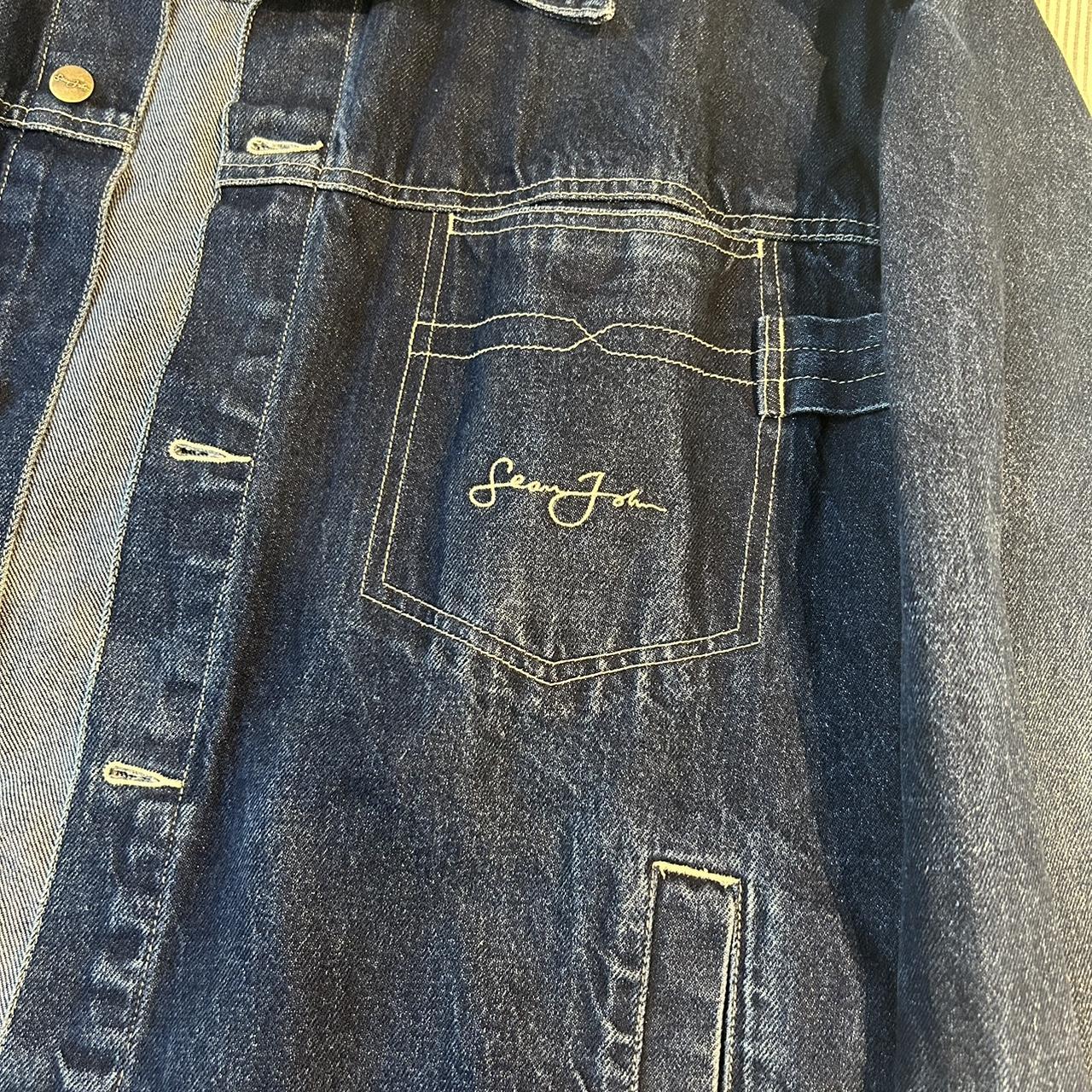 SeanJohn 90s denim jacket Rlly heavyweight denim | Depop