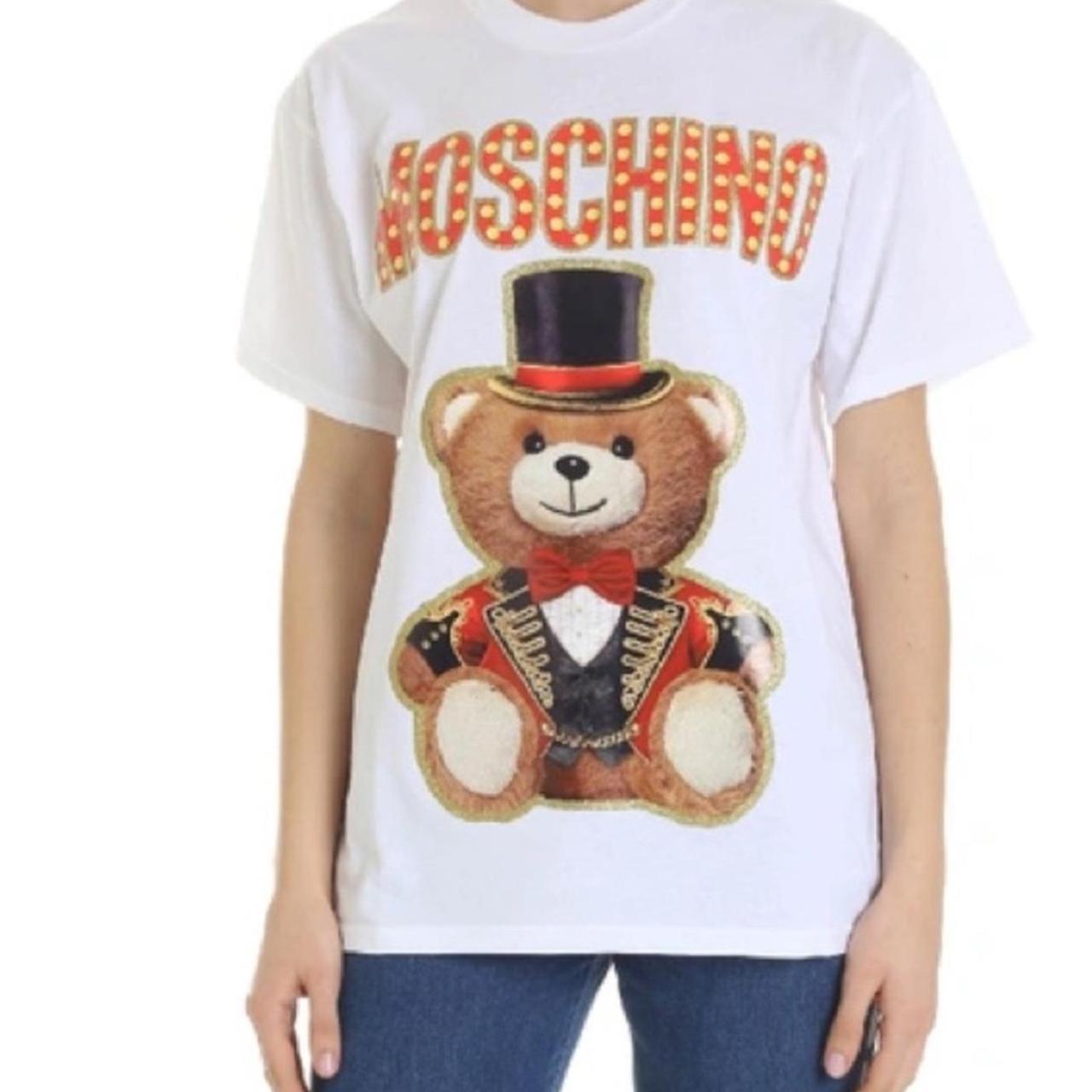 Moschino Ladies Teddy Circus White Cotton | Depop