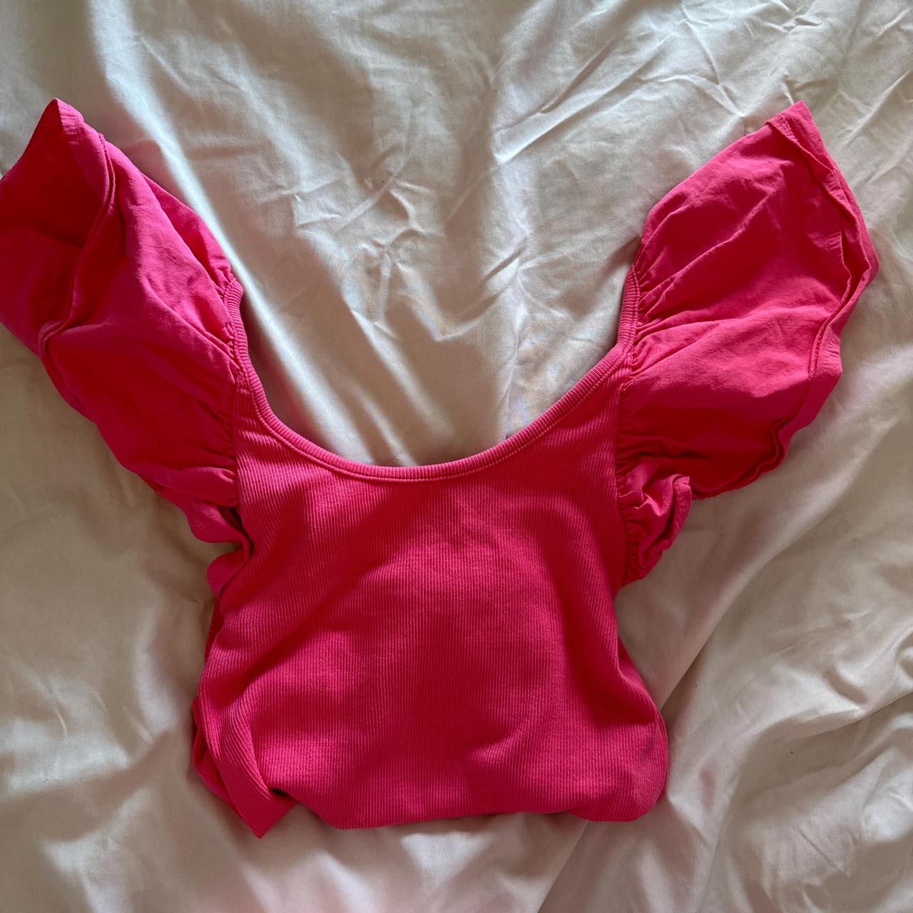 Zara pink bodysuit - Depop