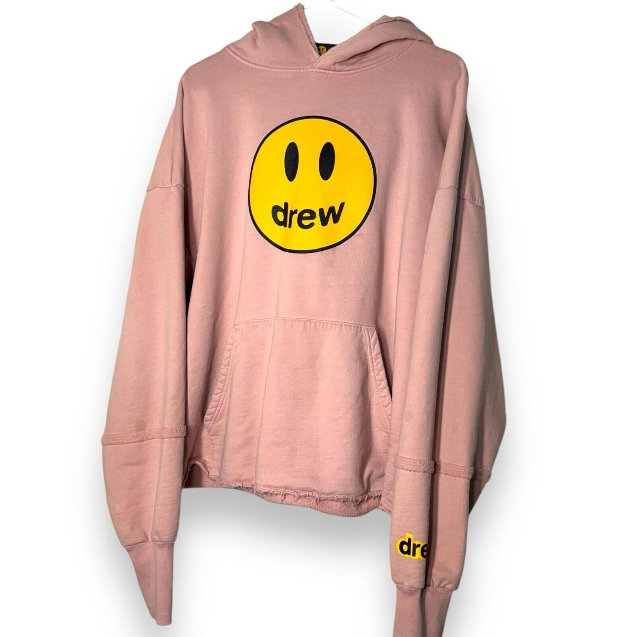 Pink descontructed Drew House hoodie store