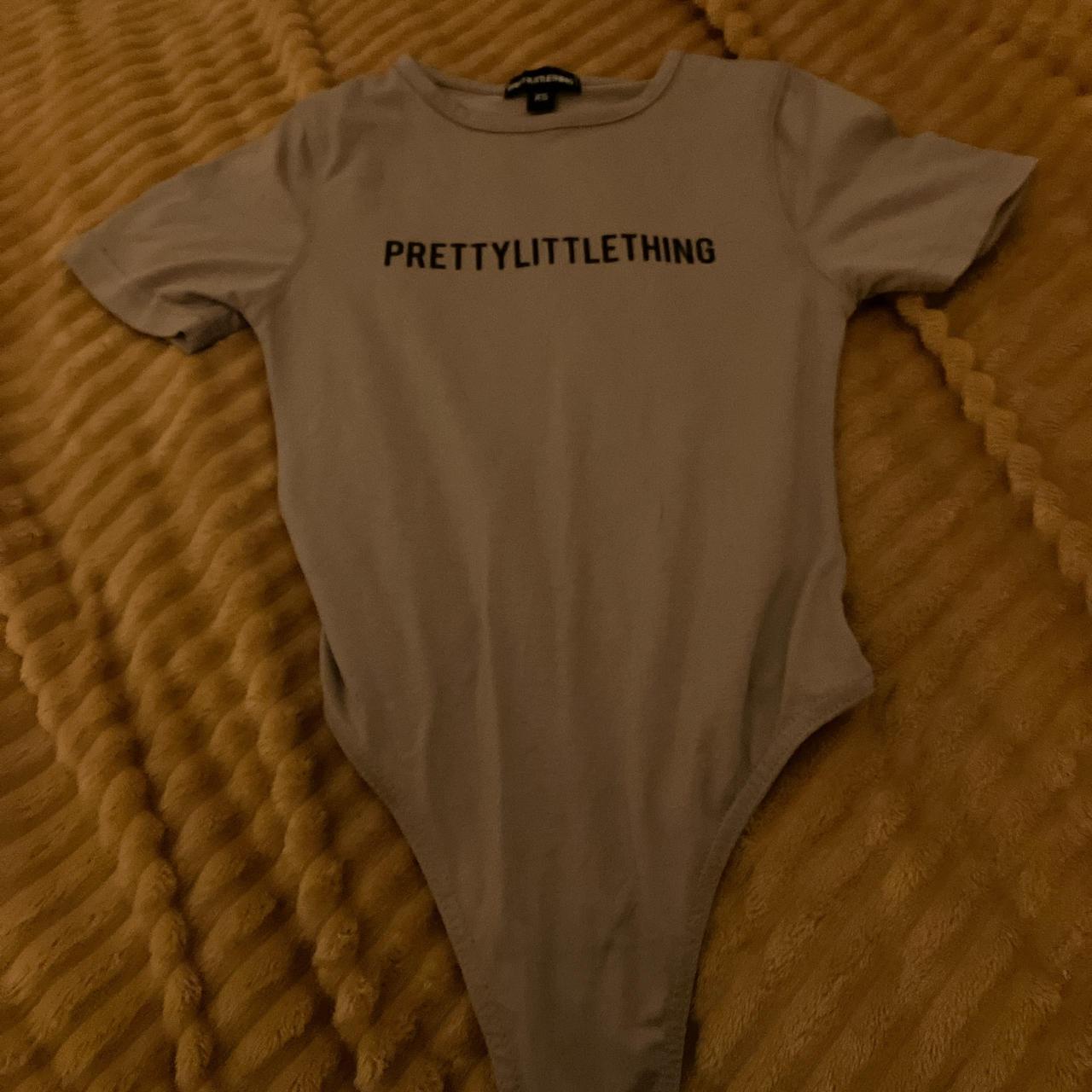 PLT t shirt body suit ( worn once) - Depop