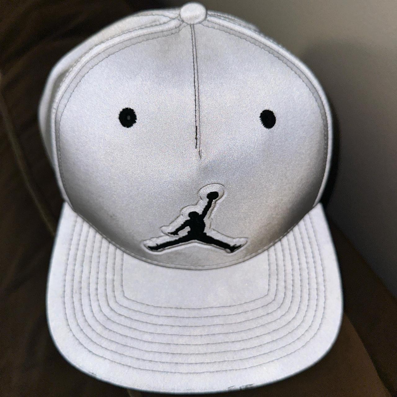 Neon grey or light reflective grey jumpman barely worn Depop