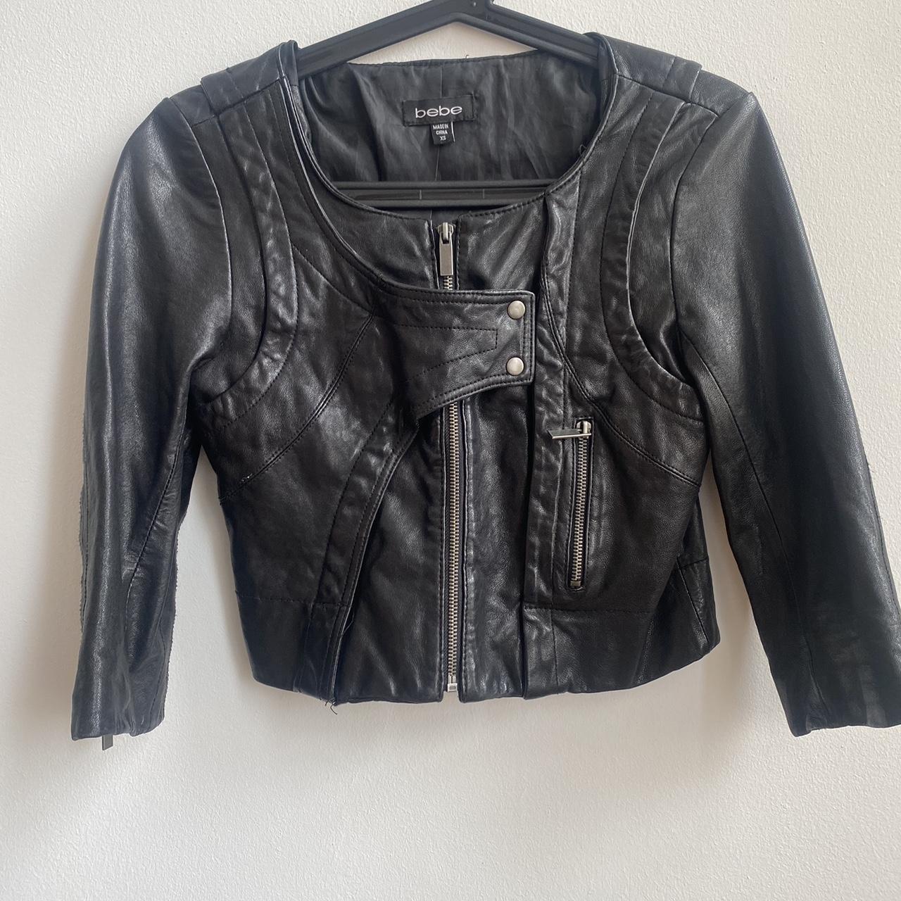 Bebe Women's Black Jacket | Depop