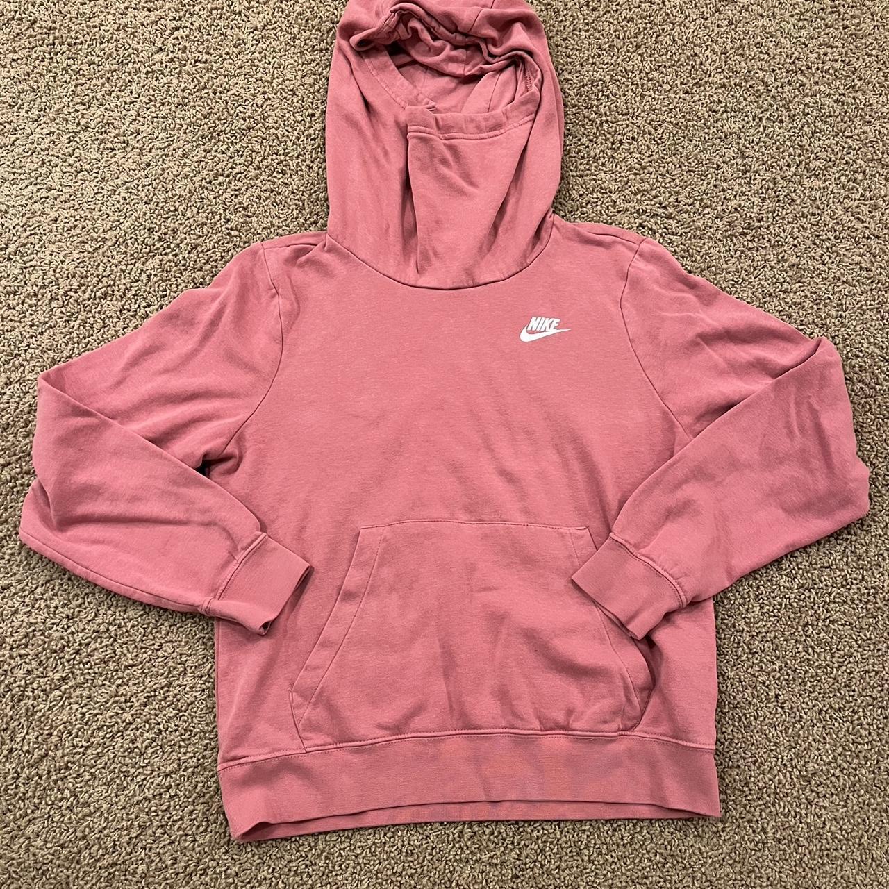 Womens Hoodie Salmon Color Nike Hoodie Nike Sportswear Club Fleece