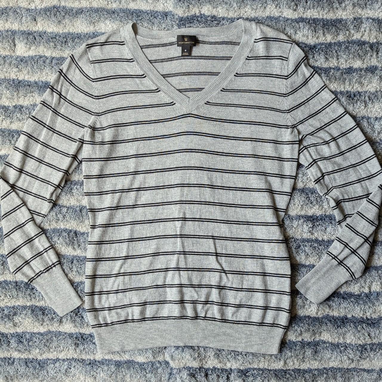 Thin and soft v neck sweater by Worthington. No. Depop