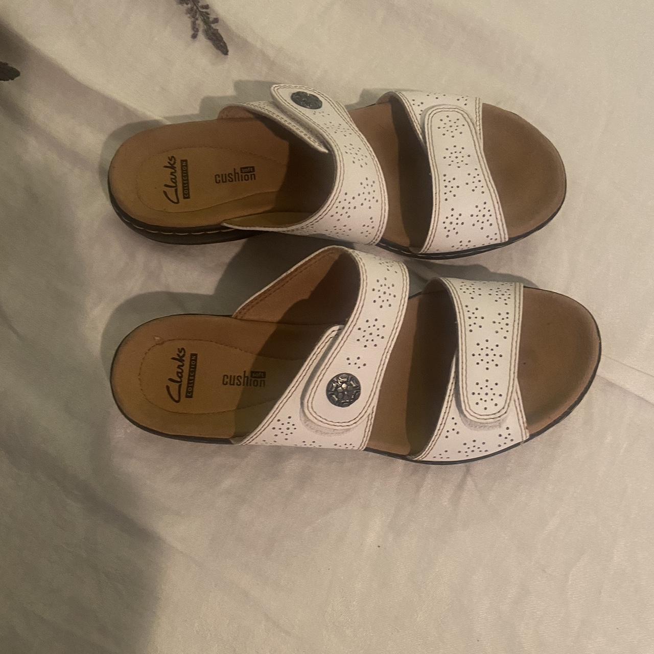 Clark s Soft Cushion sandals. Like new condition