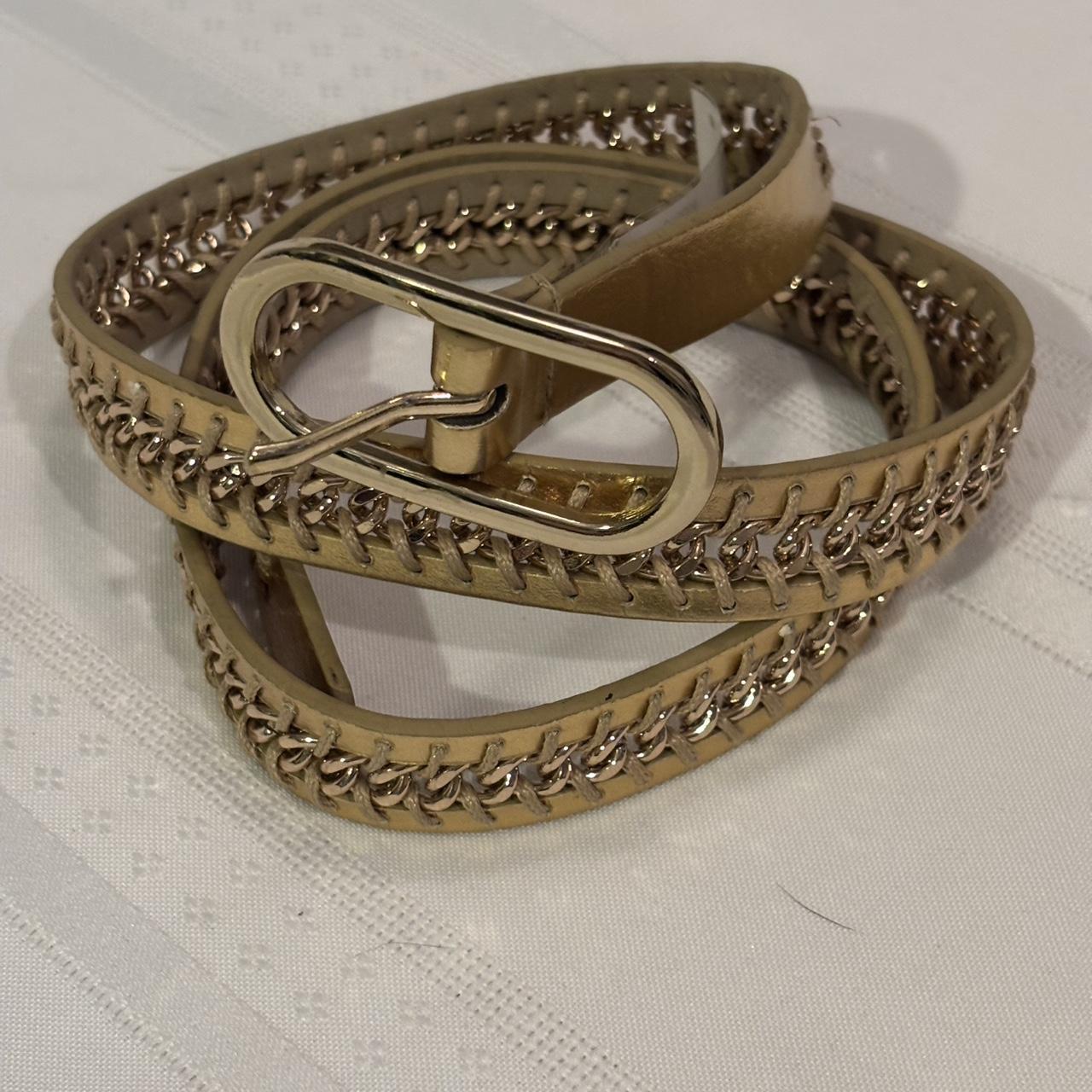 Nine West Women's Belt Gold – Vintage coquette Nine West gold - Main Image