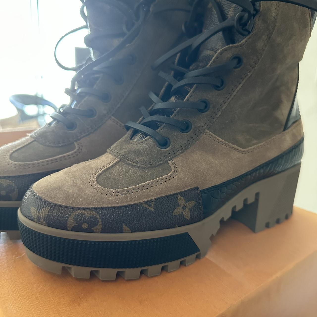 Vuitton Laureate Desert Platform Desert Boots Womens Louis Vuitton