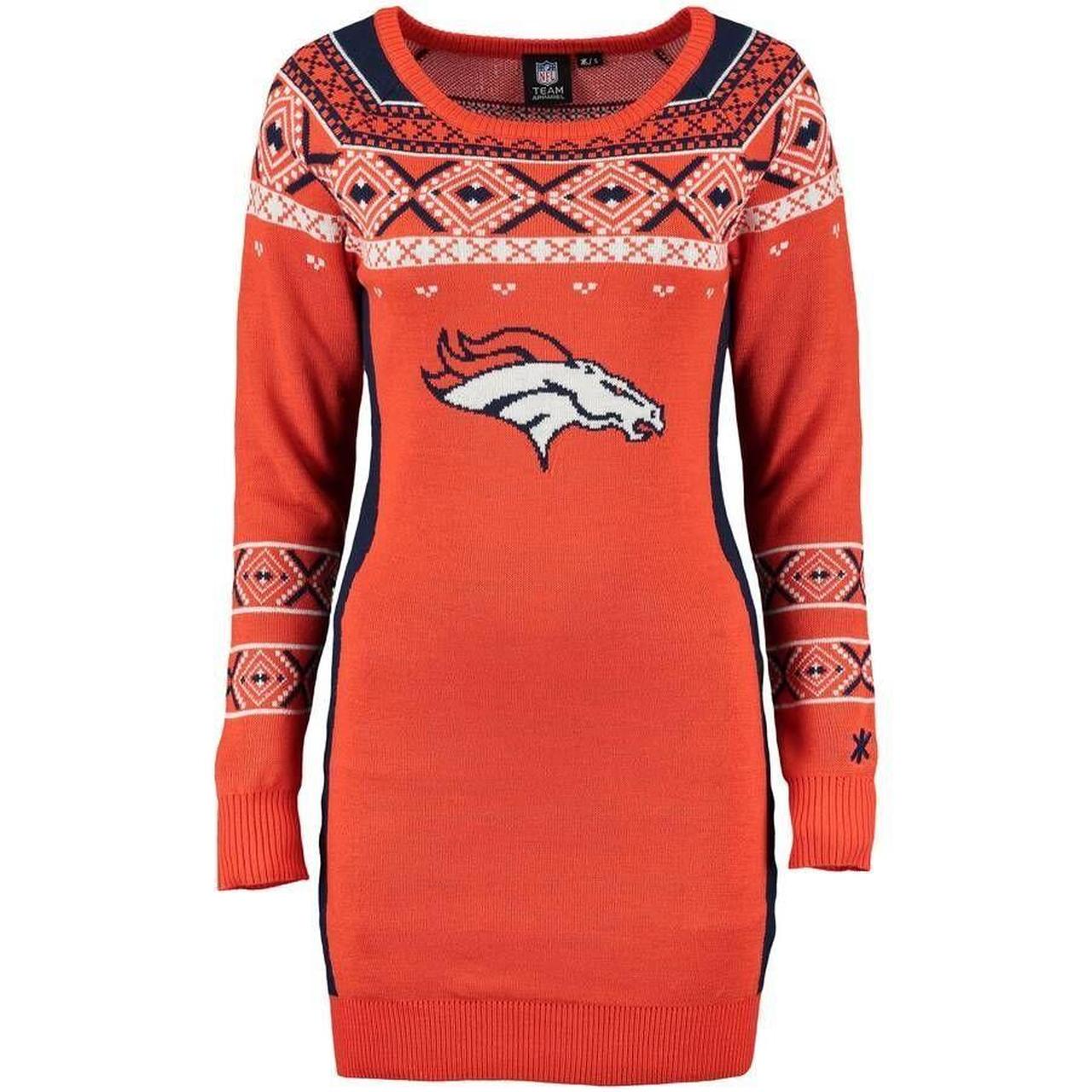 broncos sweater women's