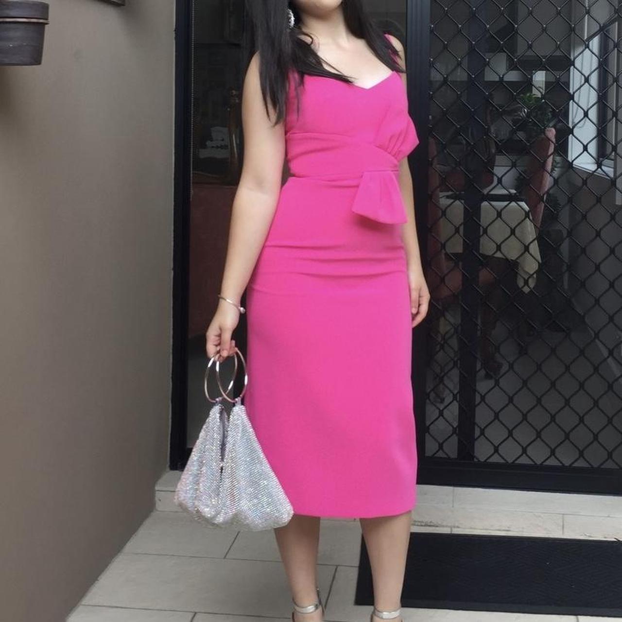 By Johnny Hot Pink Dress Size 6 #hotpinkdress... - Depop