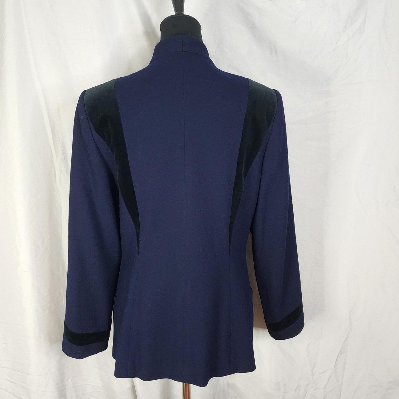 Albert Nipon Women's Suit - Blue/Black - 4 – ALBE… - image 5