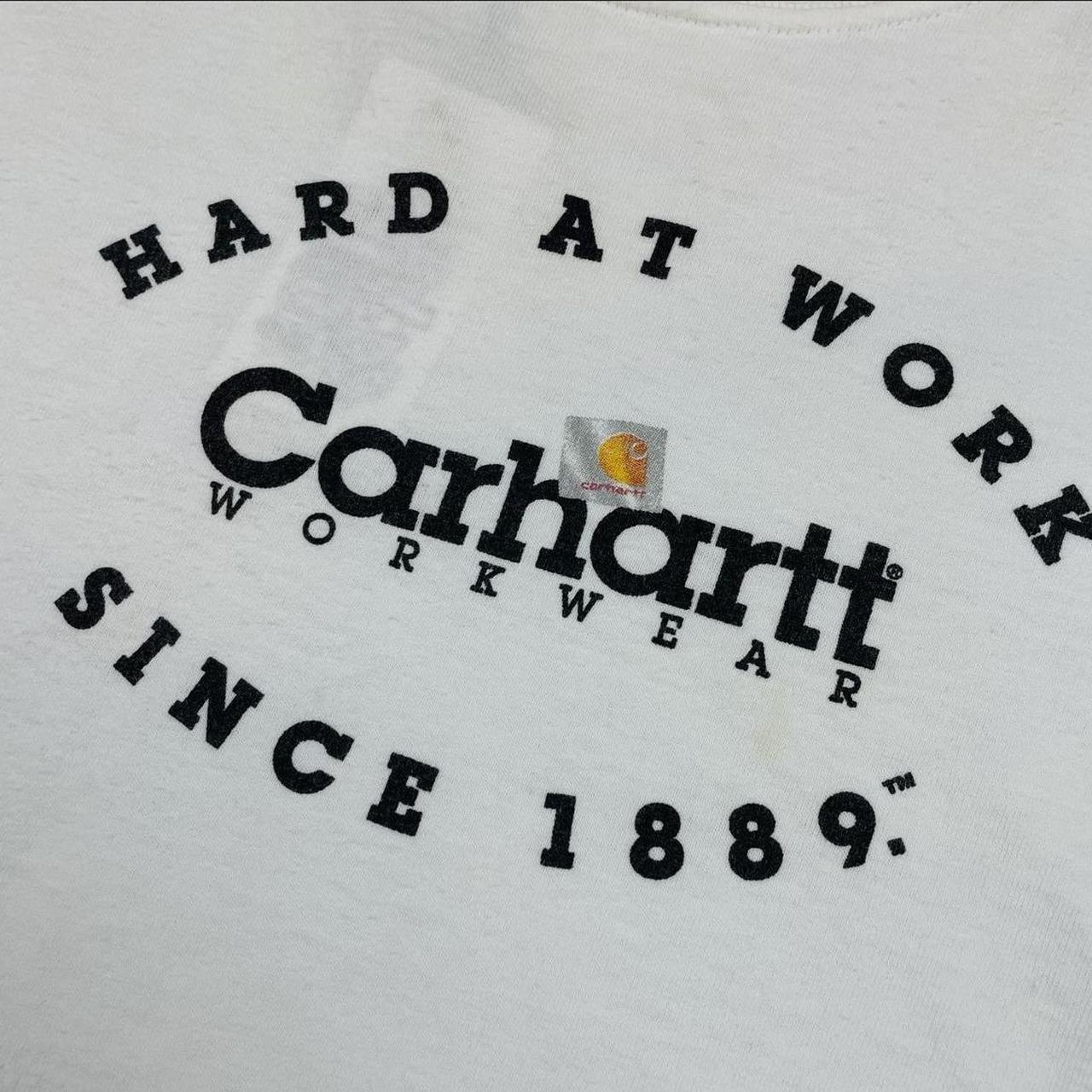 carharrt t-shirt size: L pit to pit: 52cm length:... - Depop