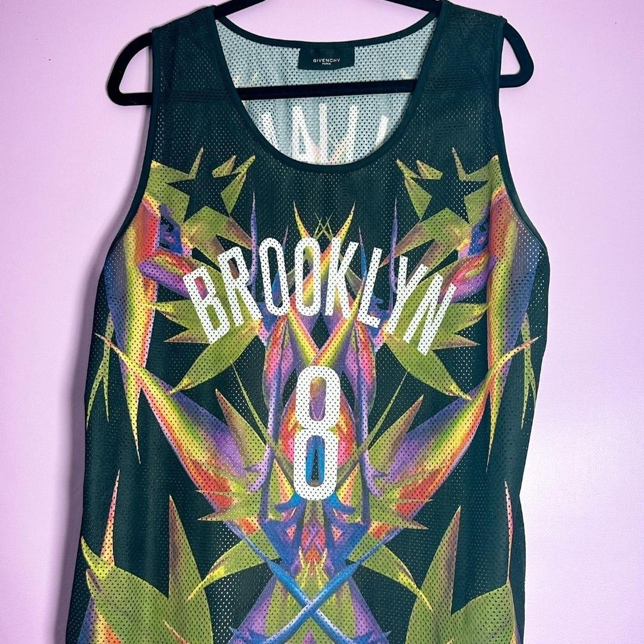 極美品 Givenchy ジバンシー 長袖シャツ ウールレザー切り返し