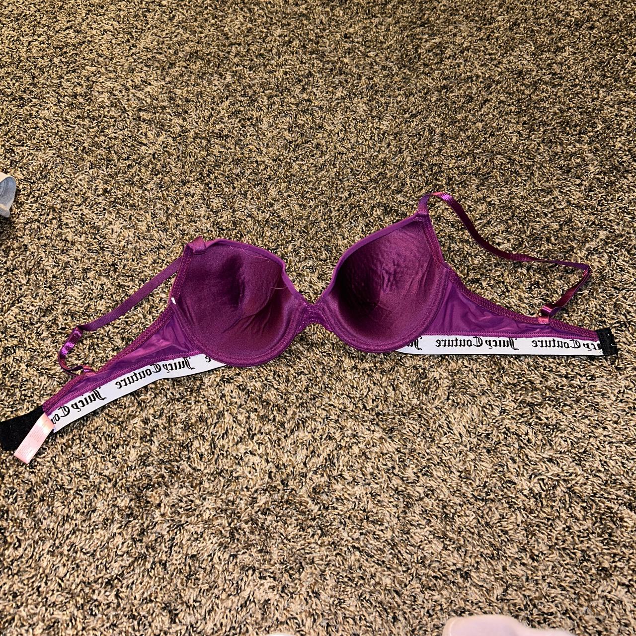 Dark purple JUICY COUTURE bra size 34b - Depop