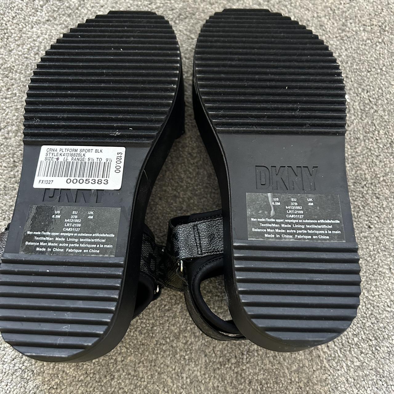 dkny sandals platform