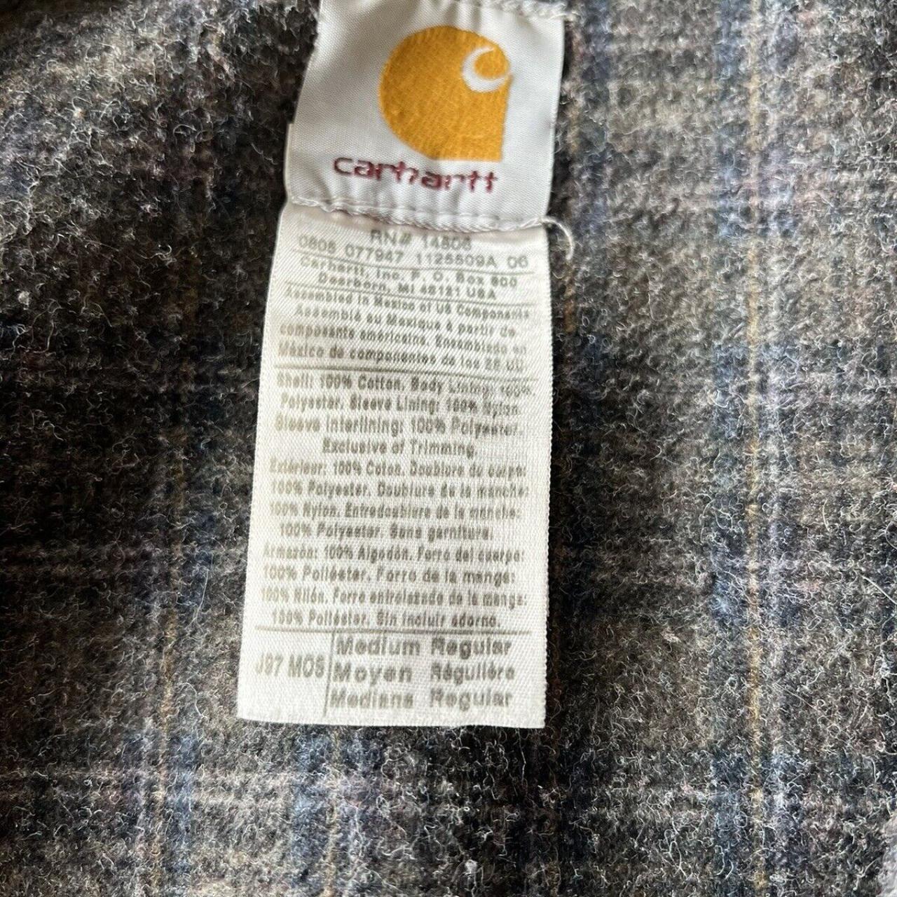 Carhartt vintage Detroit Jacket J97 MOS Blanket... - Depop