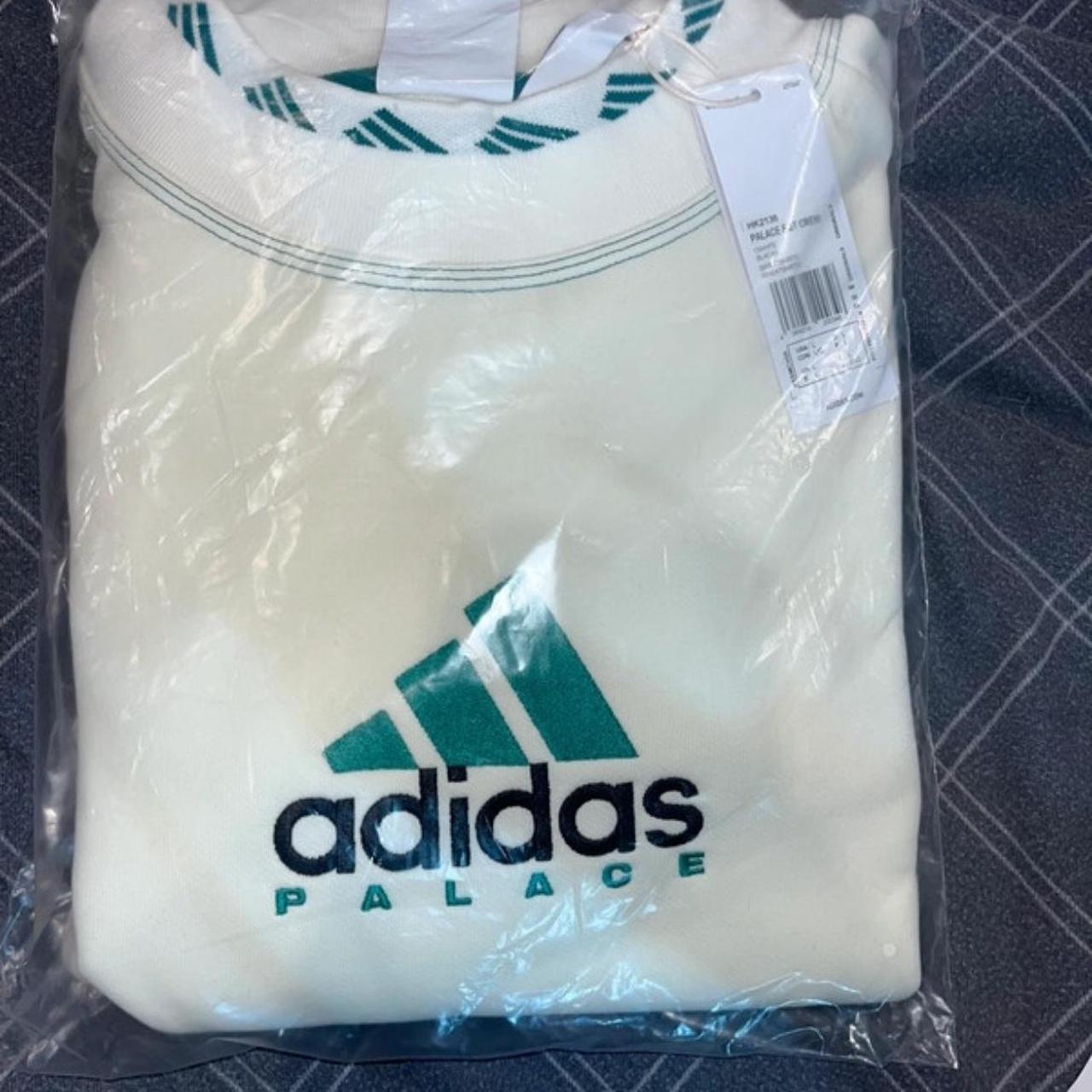 Large Adidas x Palace EQT crew off white