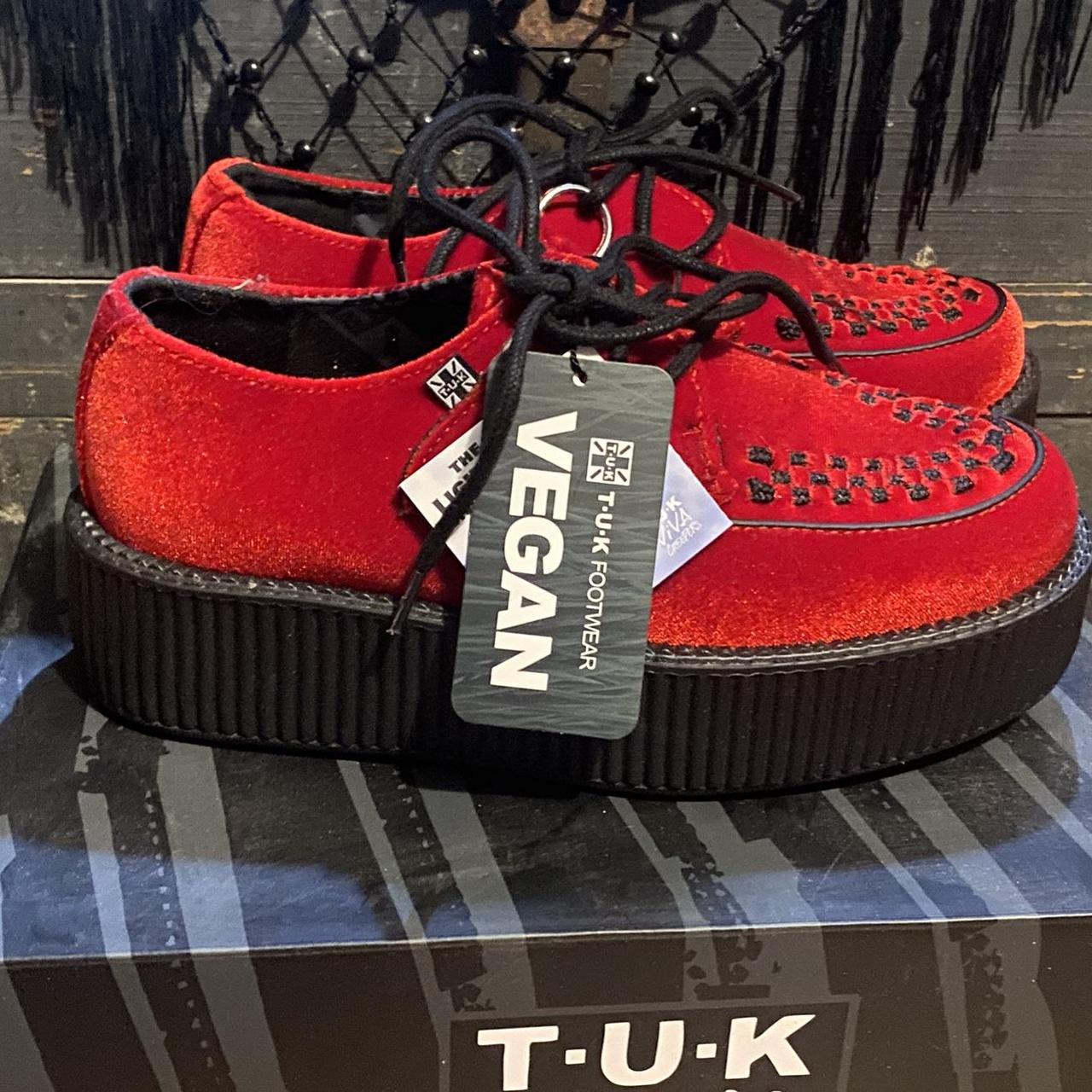 Red reborn velvet creepers with