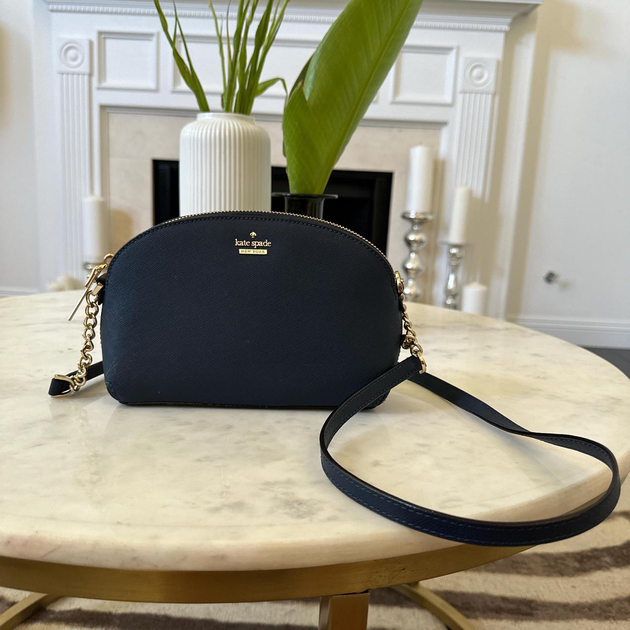 Online Kate Spade Navy Leather Clutch