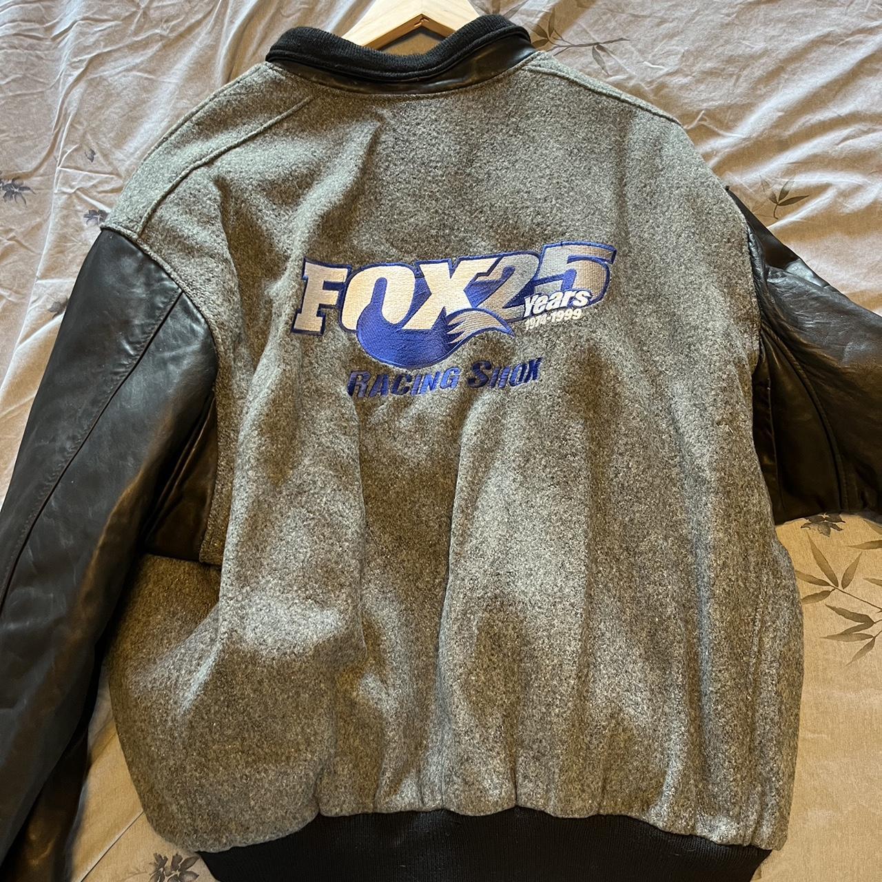 Fox Racing letterman jacket vintage | Depop Fox Racing letterman jacket vintage | Depop