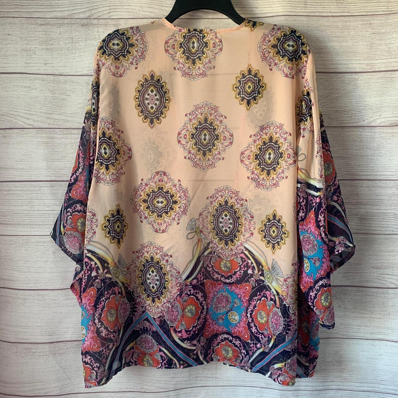 Women's Cardigan - Multi - M – Boho multi-color a… - image 5