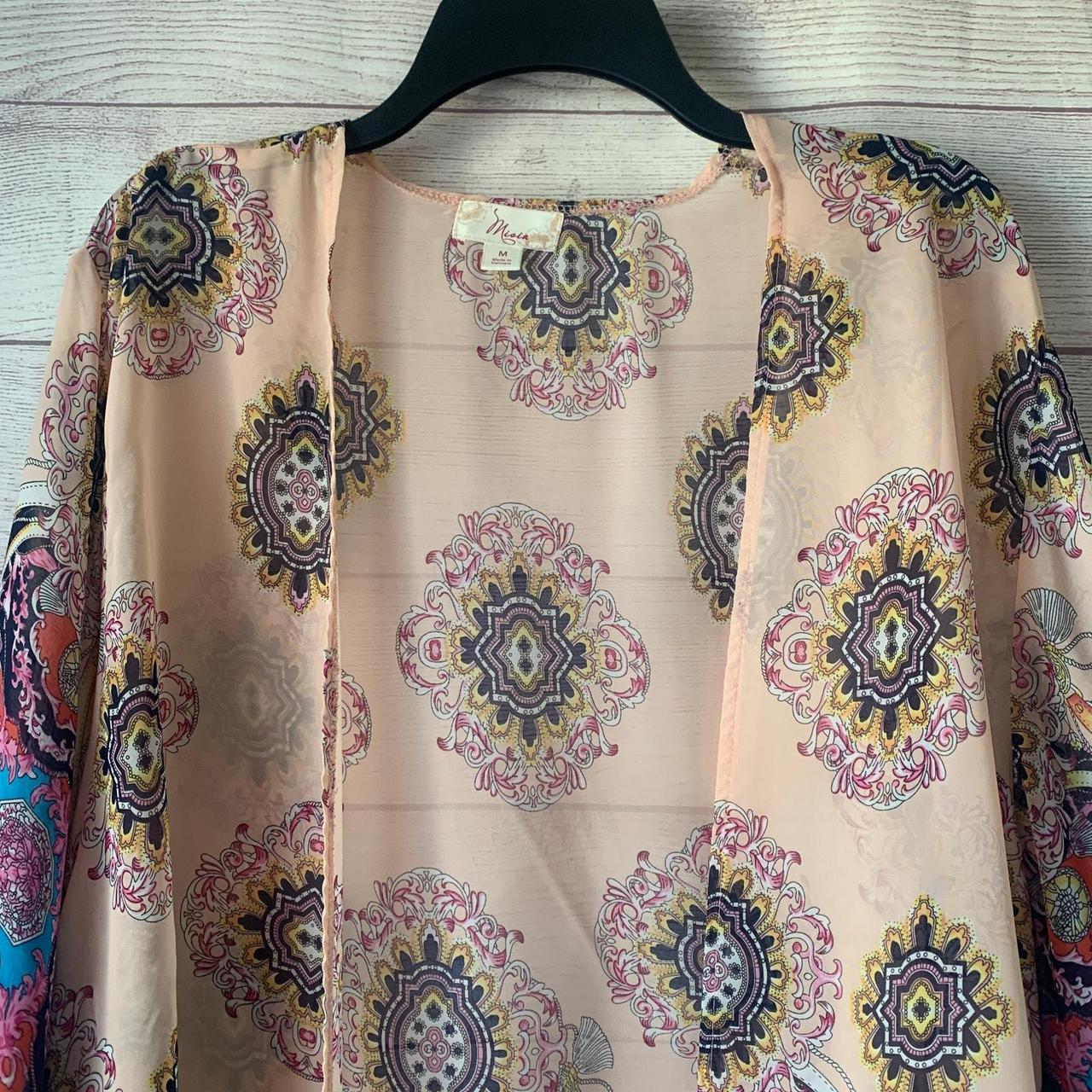 Women's Cardigan - Multi - M – Boho multi-color a… - image 2