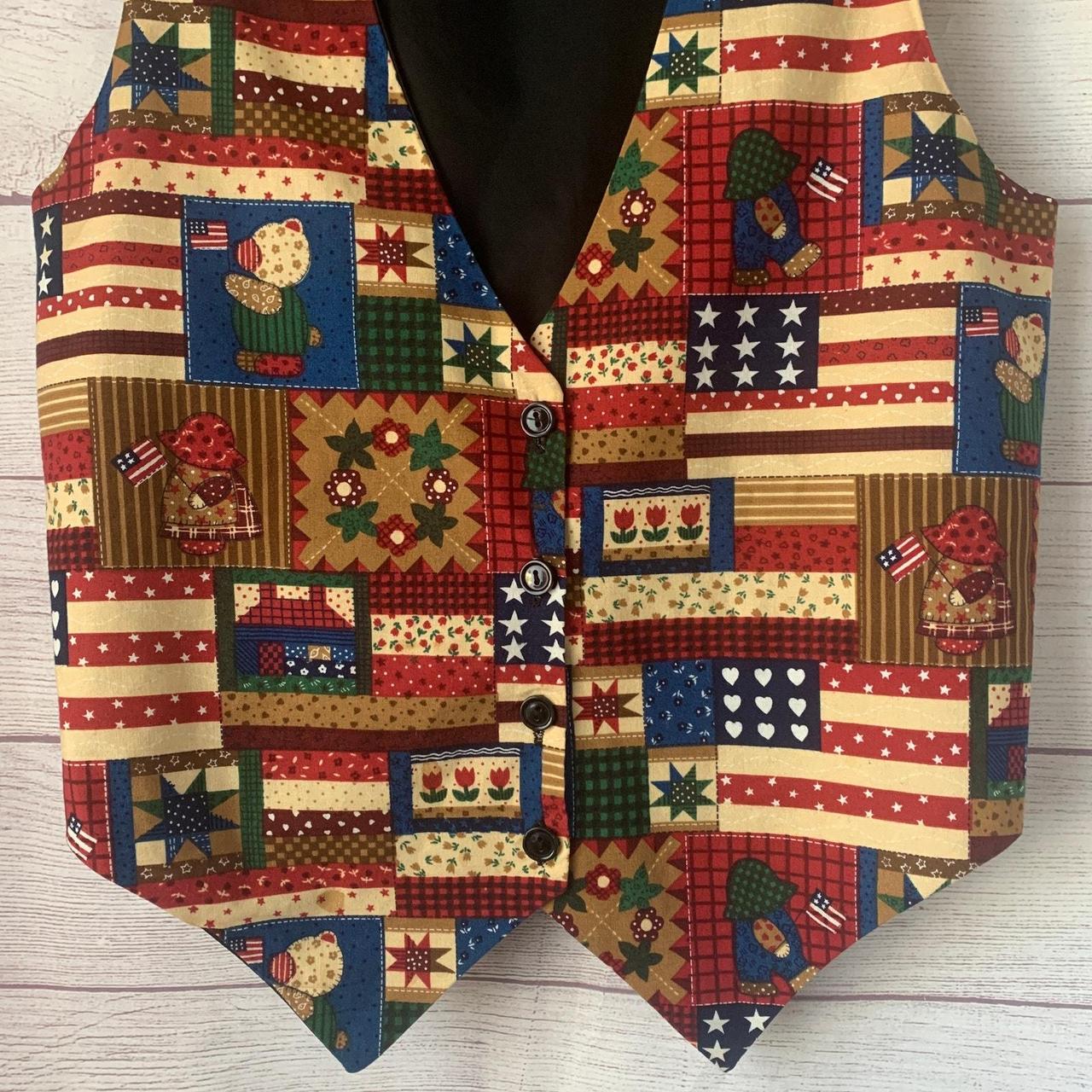 Women's Jacket - Multi – Vintage patchwork quilt … - image 3