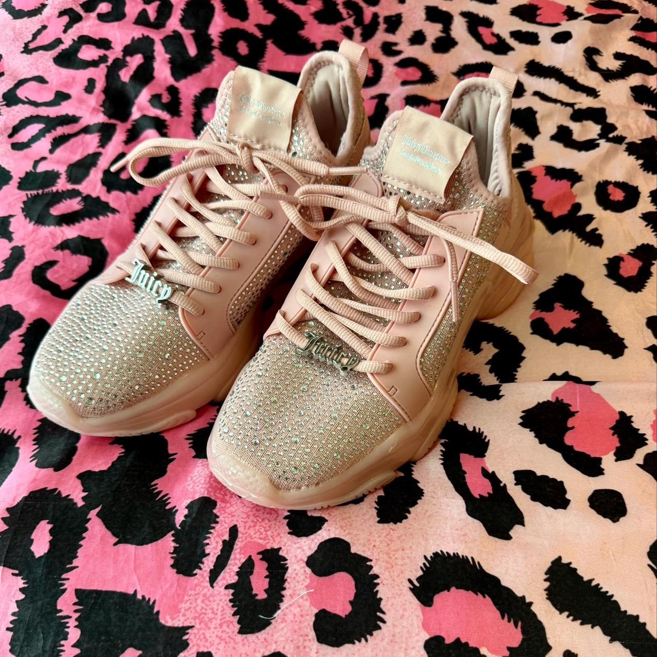 Juicy couture trainers pink on sale