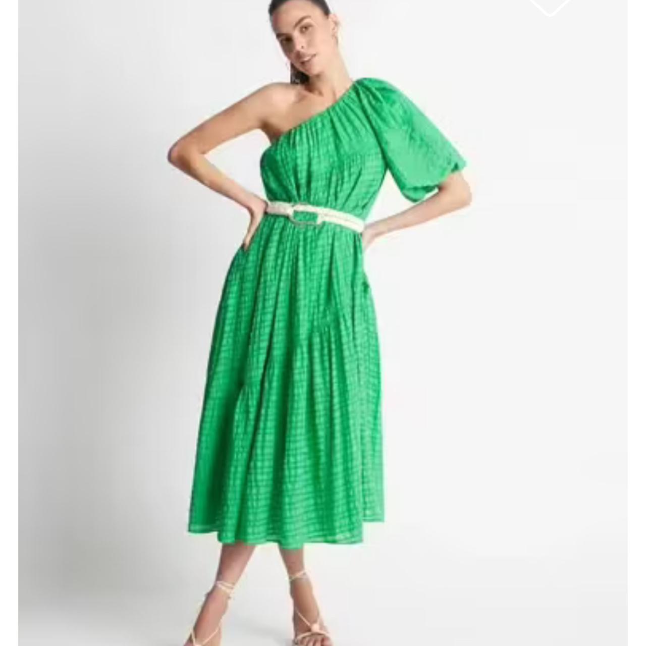 Green sheike dress best sale