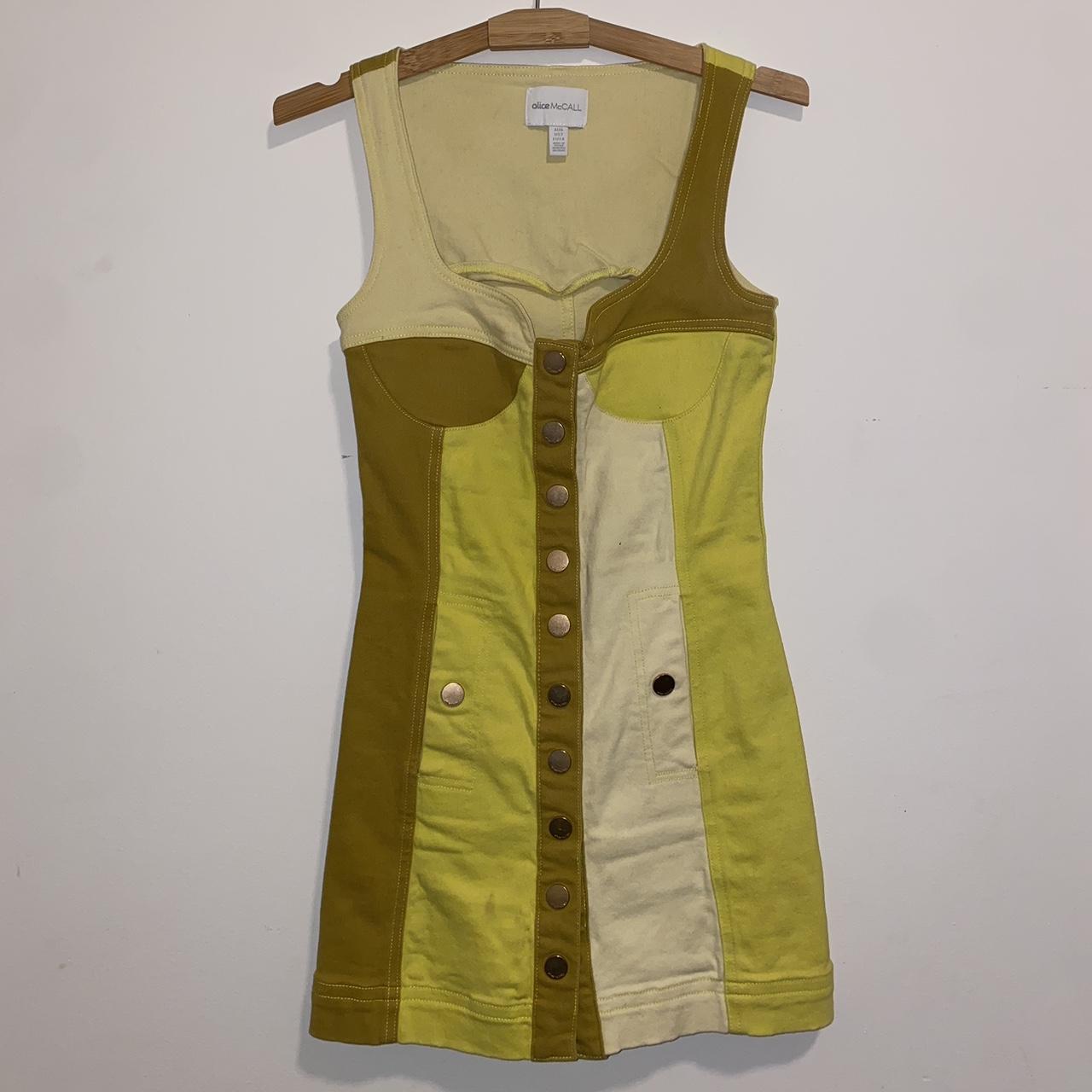 Alice mccall mustard dress best sale