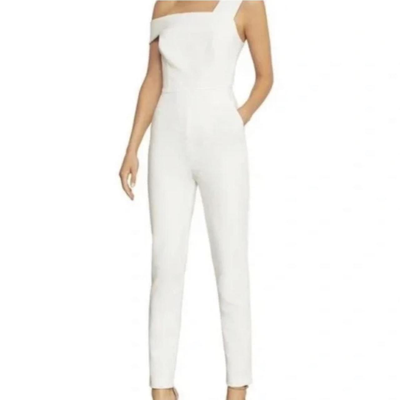 Cute white BCBGMAXAZRIA jumpsuit