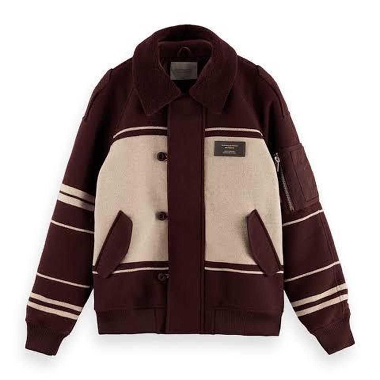 SCOTCH SODA Jacquard wool-blend