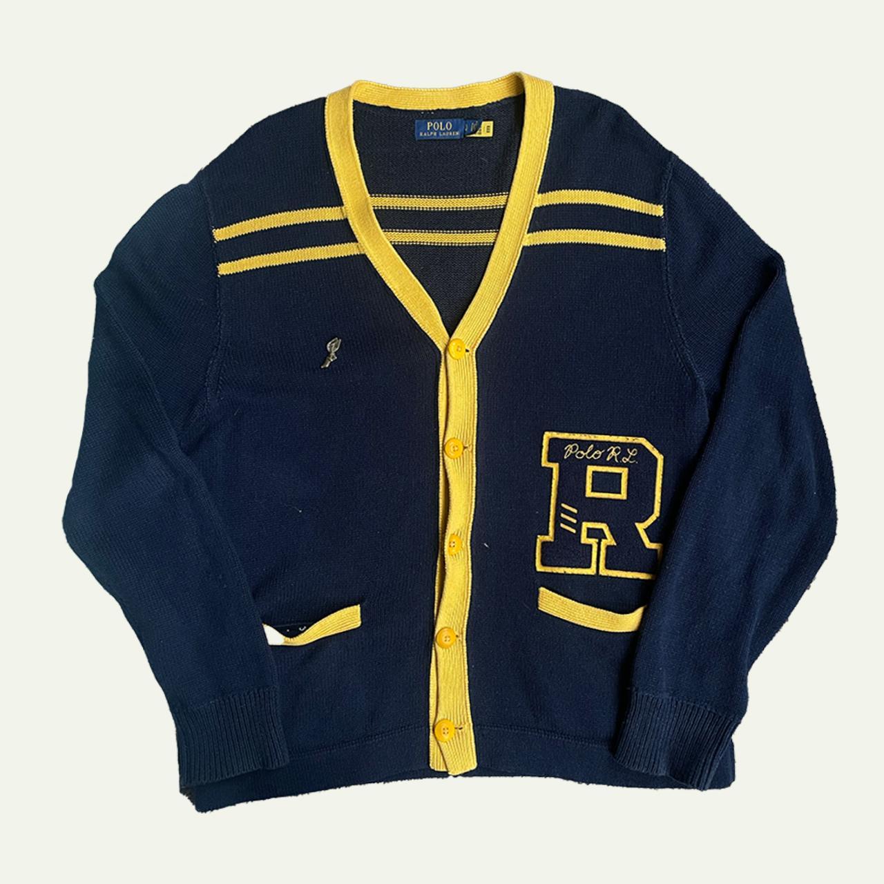 Polo ralph lauren varsity cardigan heavy weight