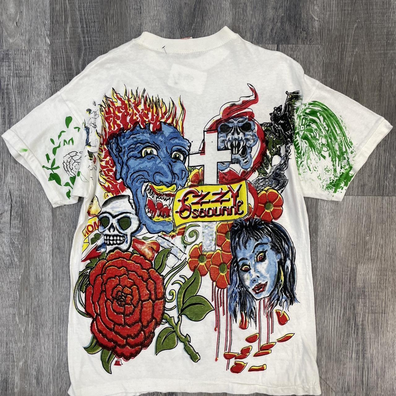 Vintage Ozzy Osbourne Tattoo AOP 1992 Concert Band | Depop