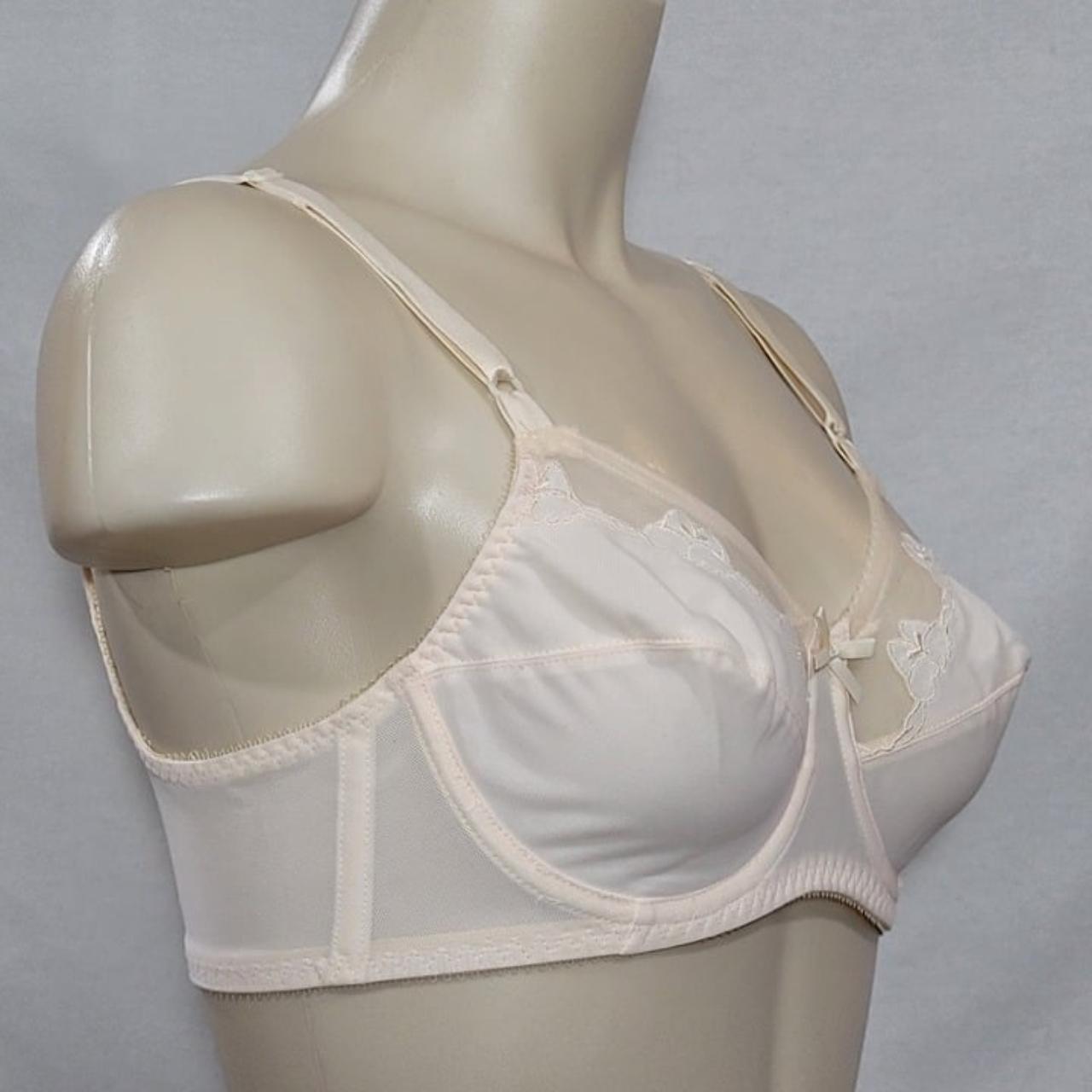 42c Bali 180 0180 Flower Underwire Bra Ivory New Depop