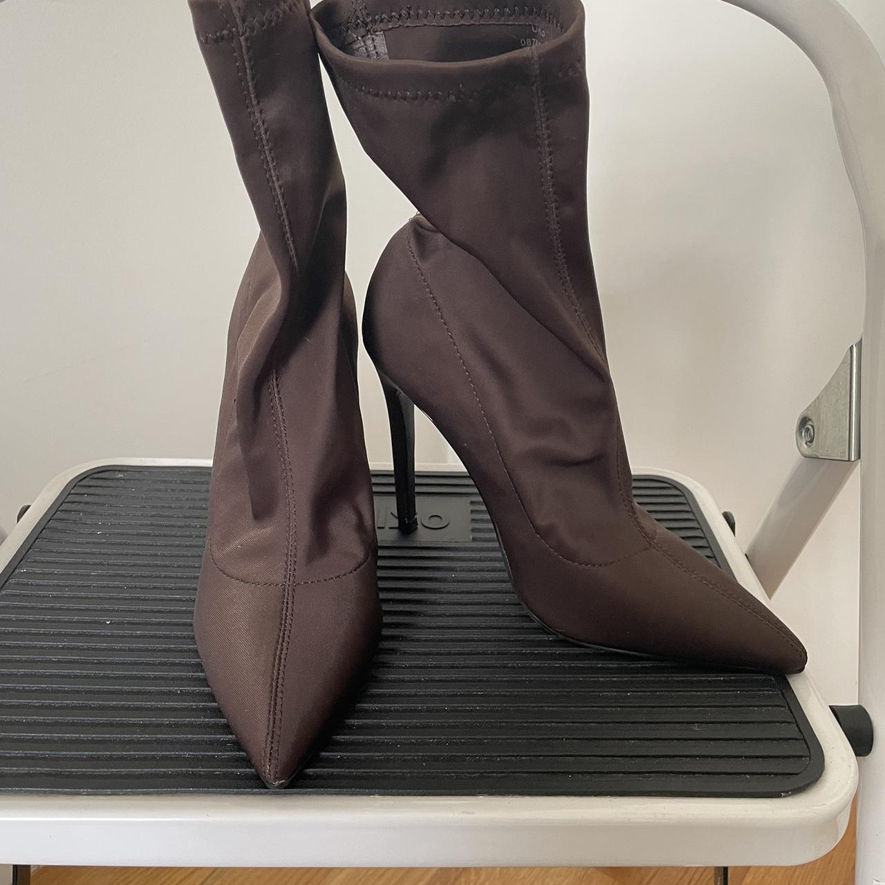 Asos Leather Pointed Toe Boots ASOS DESIGN Heeled Chelsea Boots