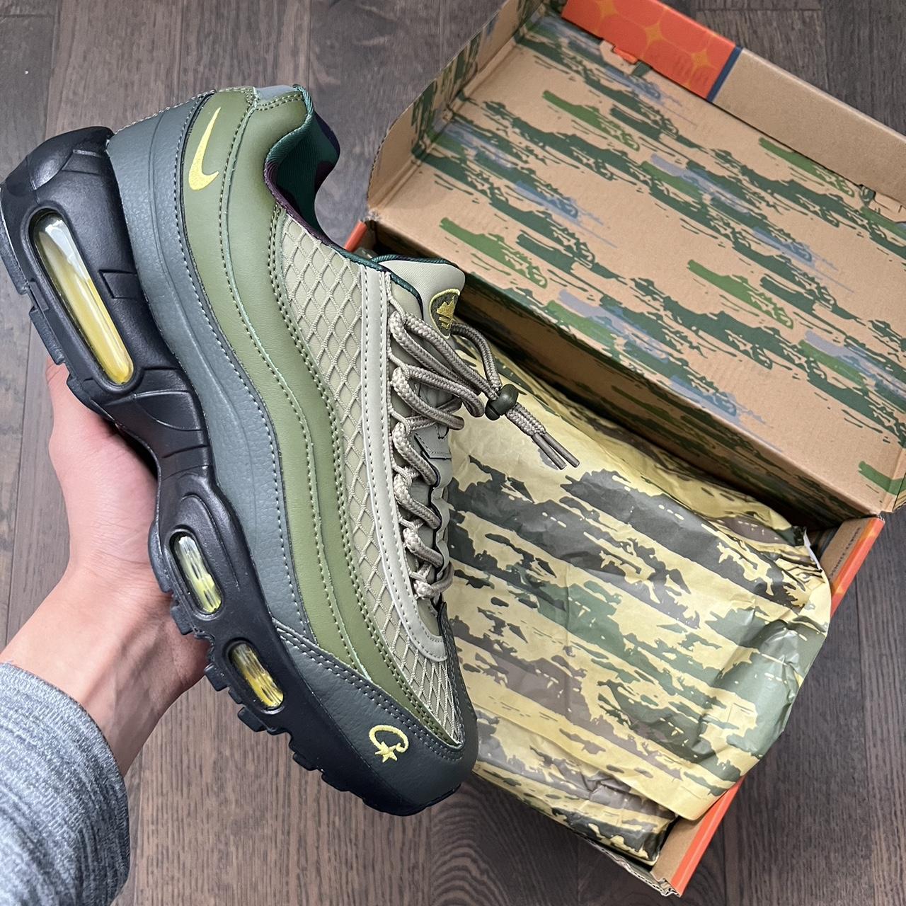 Nike X Corteiz Air Max 95 SP - GUTTA GREEN - UK9 -... - Depop