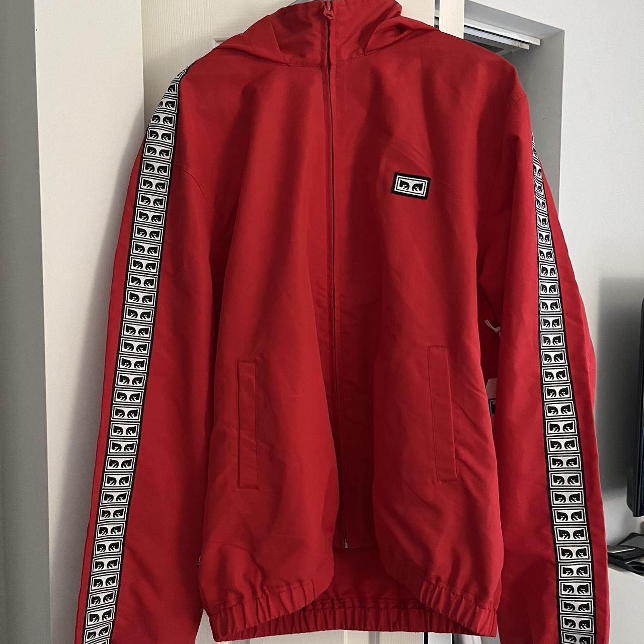 BRAND NEW OBEY windbreaker. NEVER WORN. Size small