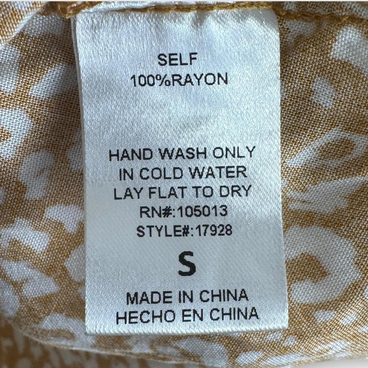 Savannah Morrow Women's Blouse - Yellow/White - S… - image 5