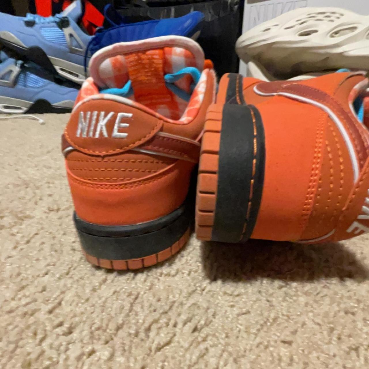 ORANGE LOBSTER SB DUNKS BARLEY WORN REPS GREAT... Depop