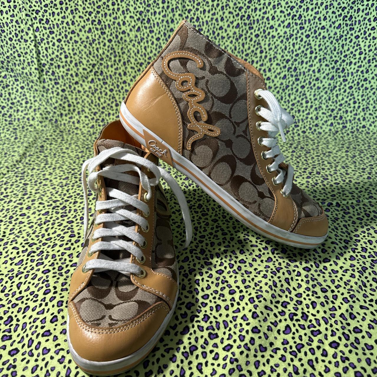 Coach monogram sneakers hotsell