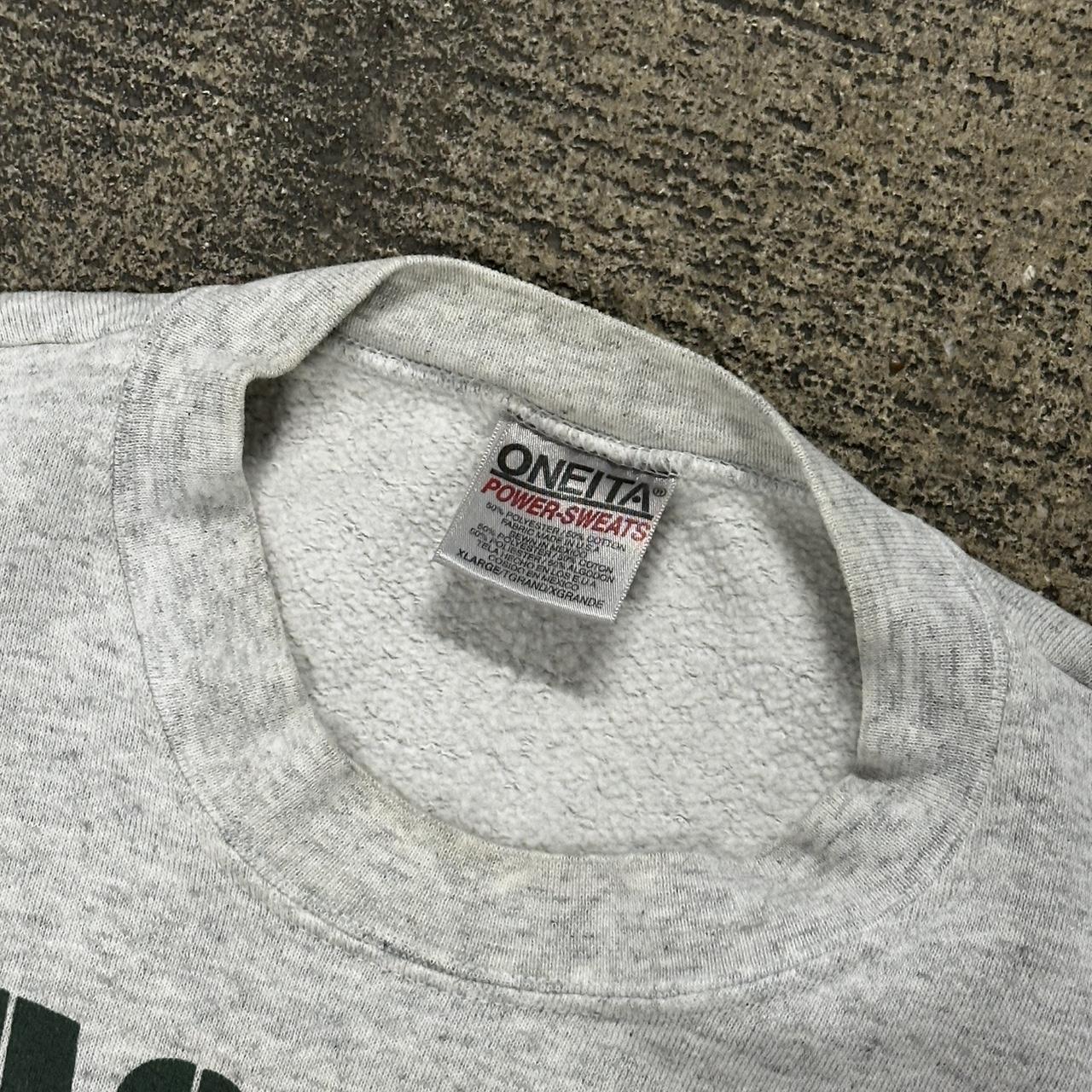 Oneita Men's Sweatshirt - Grey - XL – Vintage Gre… - image 4