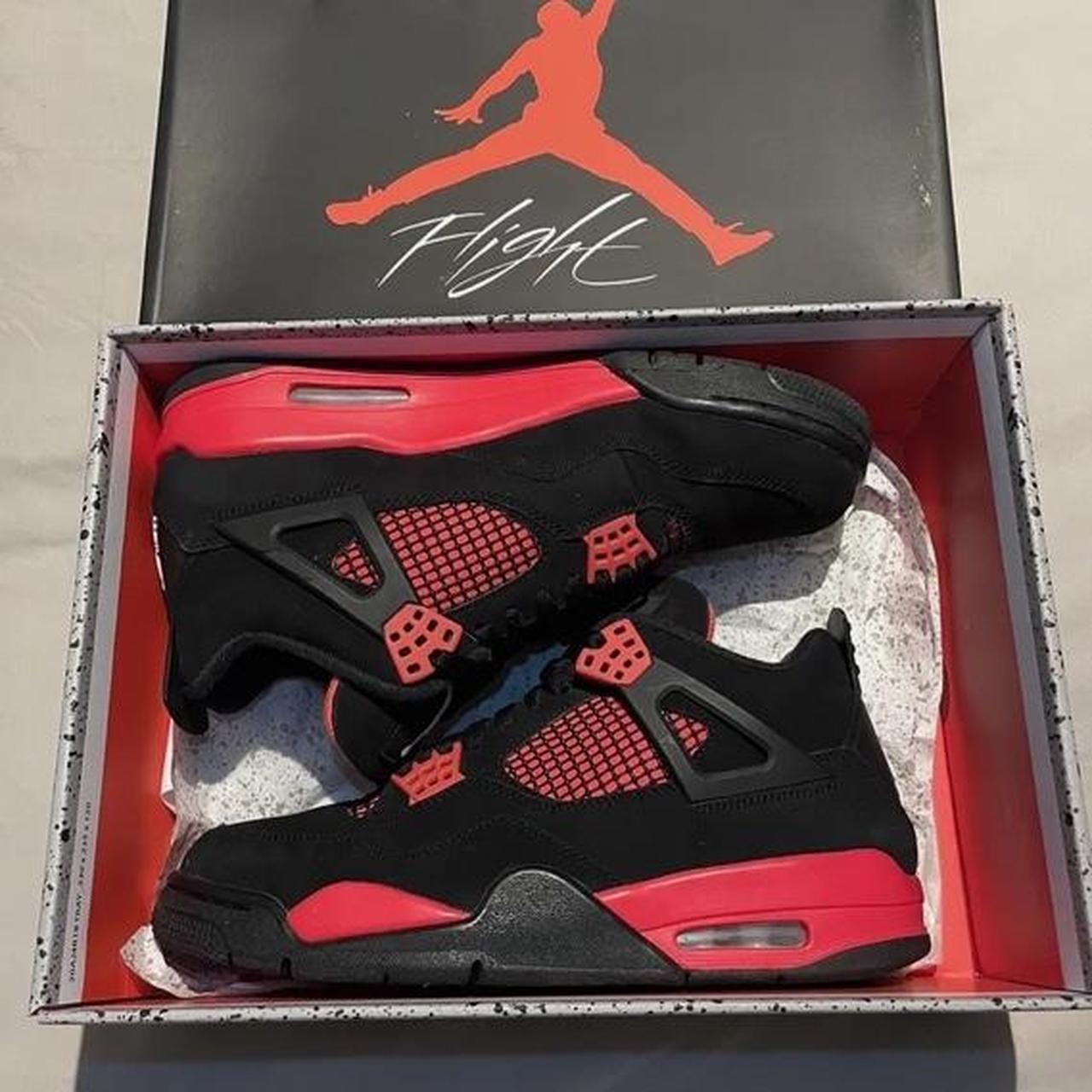 jordan red 4's