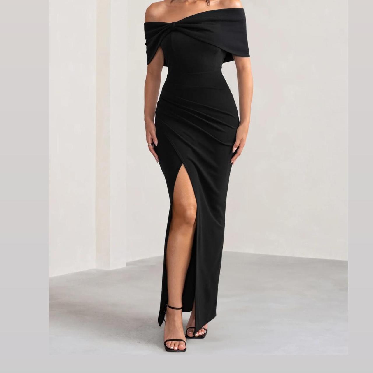 Gorgeous Black Dress . Worn once . From Club L... - Depop