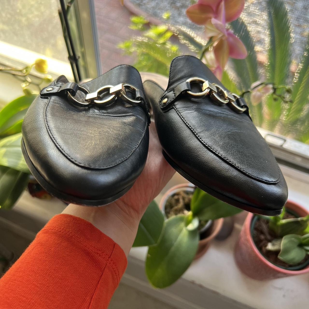 Kate spade black fashion loafers