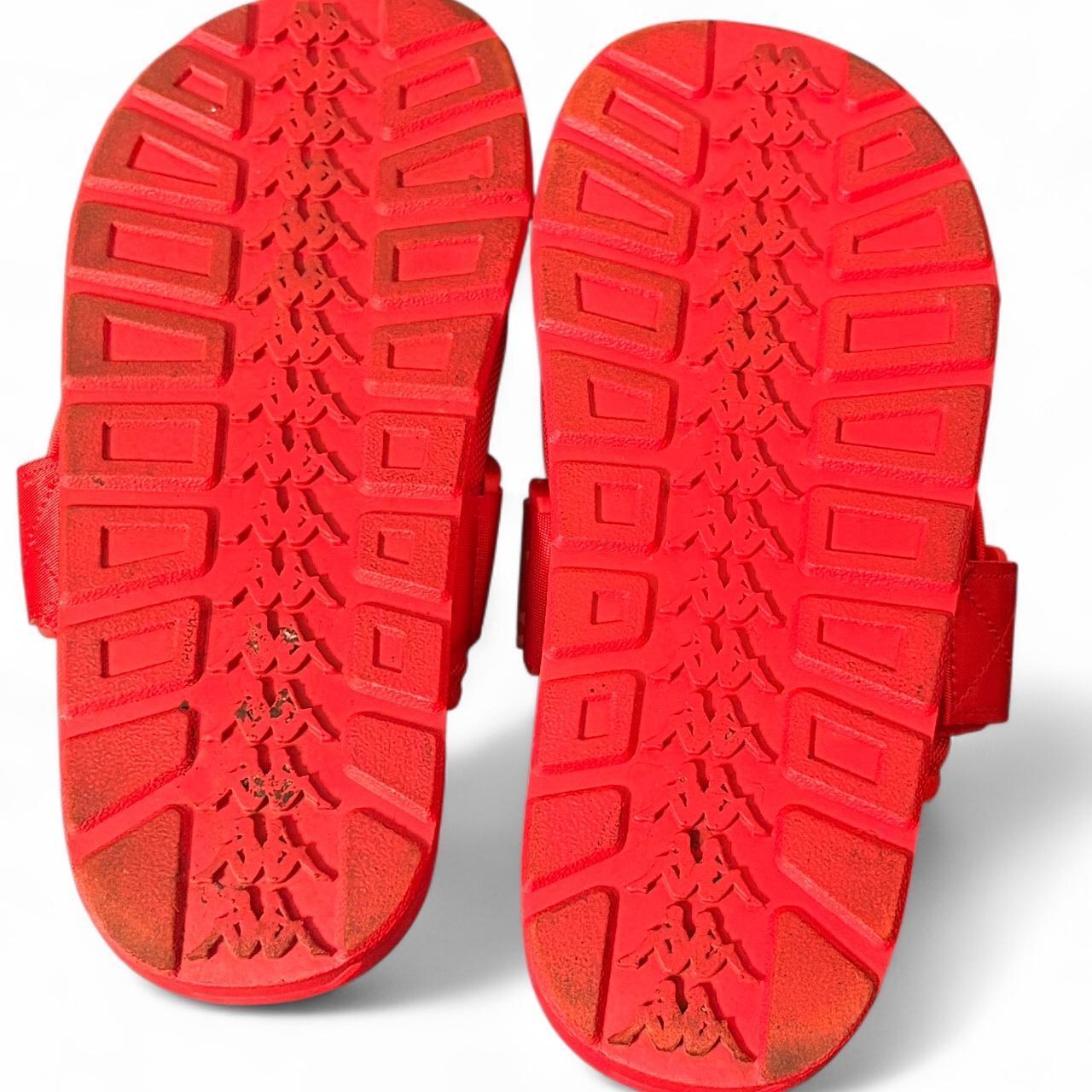 Kappa Men's Slides - Red - US 5 – Red Kappa slide… - image 2