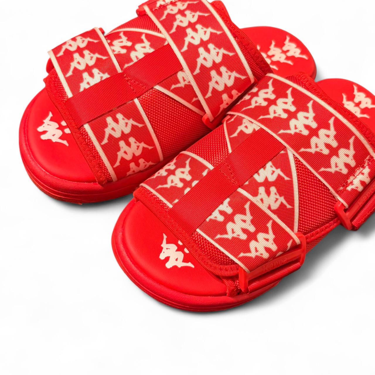 Kappa Men's Slides - Red - US 5 – Red Kappa slide… - image 3