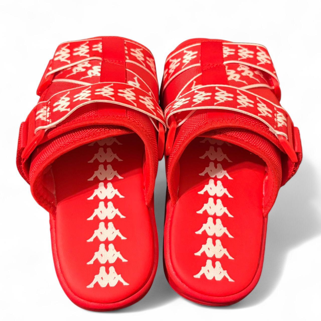 Kappa Men's Slides - Red - US 5 – Red Kappa slide… - image 4