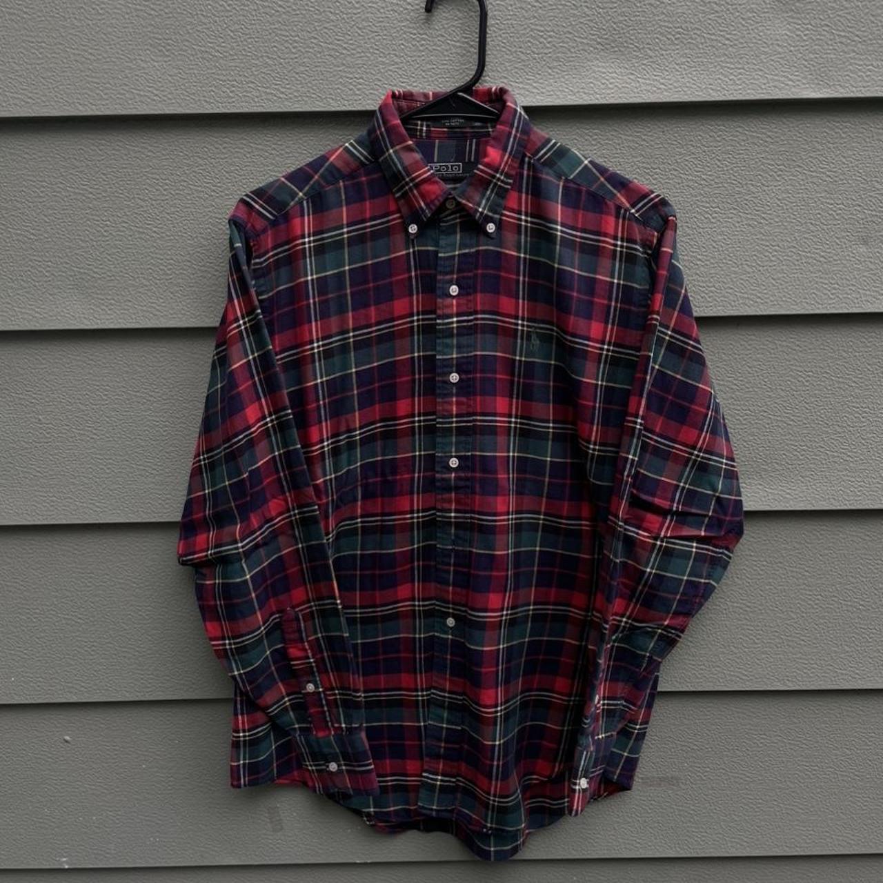 ralph lauren black button up